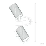 applique-double-spot-orientable-noir-gu10