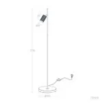 lampadaire-a-poser-123cm-spot-orientable-noir-gu10