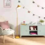 lampadaire-lampe-sur-pied-aluminium-jaune-culot-e27-style-retro