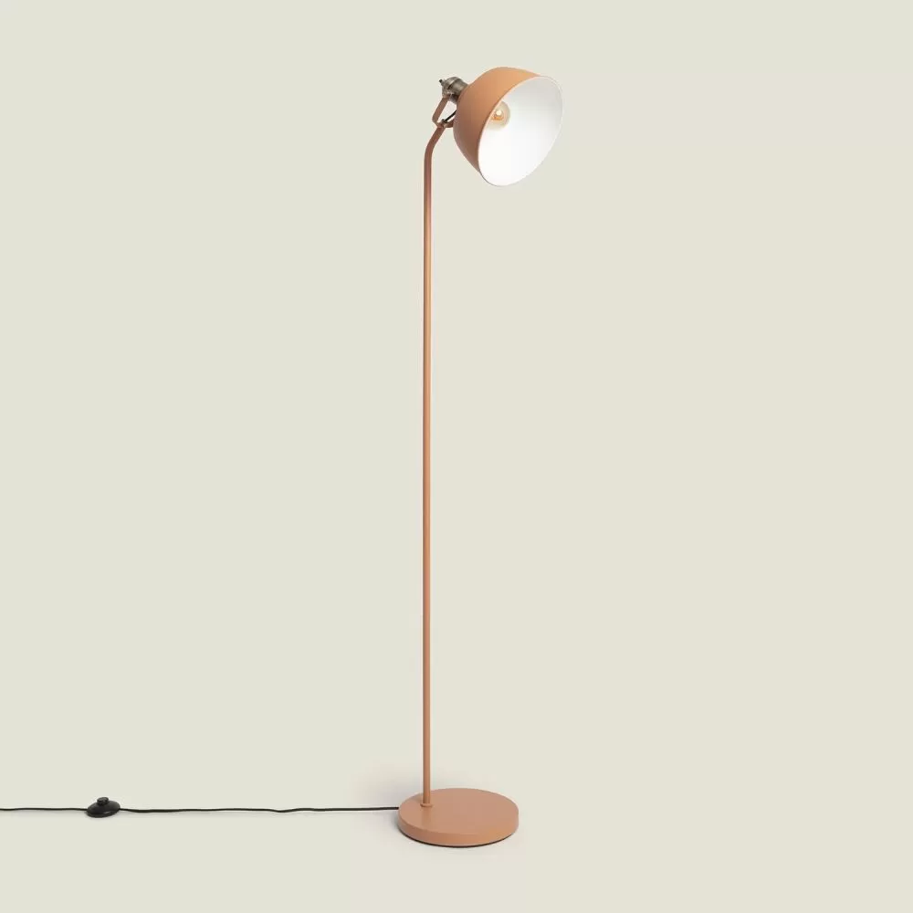 lampadaire-a-poser-143cm-230v-pied-culot-e27-noir-blanc-orange