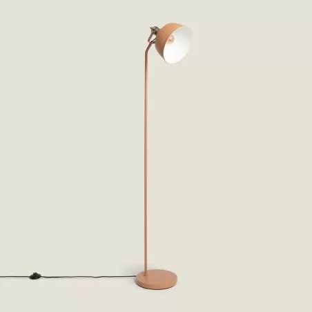 lampadaire-a-poser-143cm-230v-pied-culot-e27-noir-blanc-orange