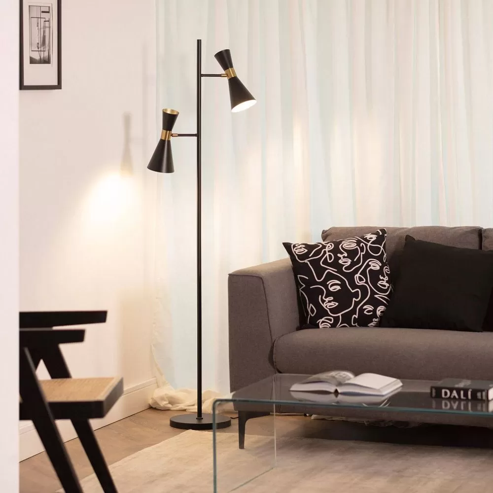 applique-murale-noire-double-tetes-culot-e14-metal-noir-