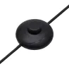 Lampadaire lampe sur pied aluminium couleur noire culot e27