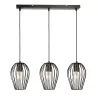 SUSPENSION 36cm design noire lustre plafonnier culot ampoule e27
