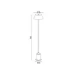 borne-exterieure-led-8w-noire-600-lumens-ip54