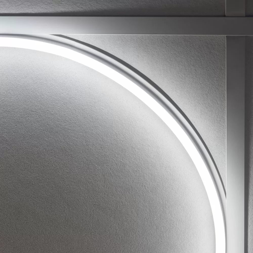 Plafonnier dalle ronde led 40w-3500lm-4000k-avar bureau acceuil