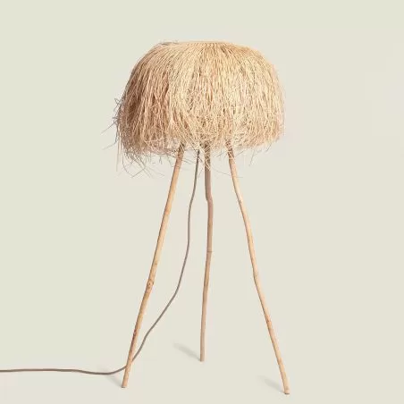 lampadaire-a-poser-160cm-metal-noir-et-bambou-culot-e27