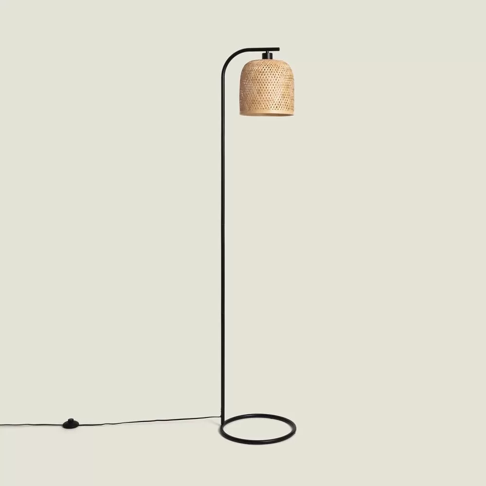lampadaire-pied-158cm-metal-et-abat-jour-bambou-culot-e27