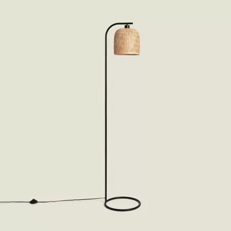 lampadaire-pied-158cm-metal-et-abat-jour-bambou-culot-e27
