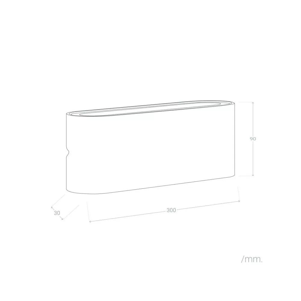 applique-exterieur-double-led-20w-ip65-noir-ou-blanc