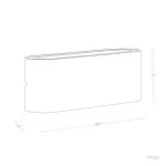 applique-exterieur-double-led-20w-ip65-noir-ou-blanc
