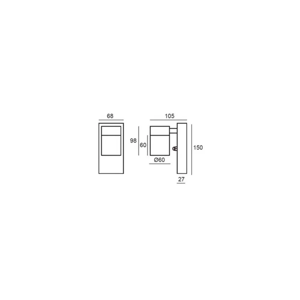 applique-grise-detecteur-de-mouvement-culot-gu10