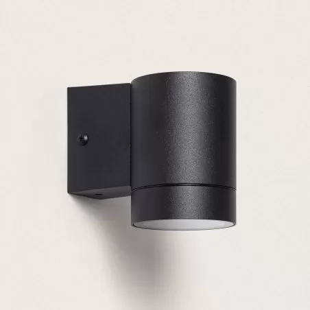 applique-noire-aluminium-tube-simple-culot-gu10