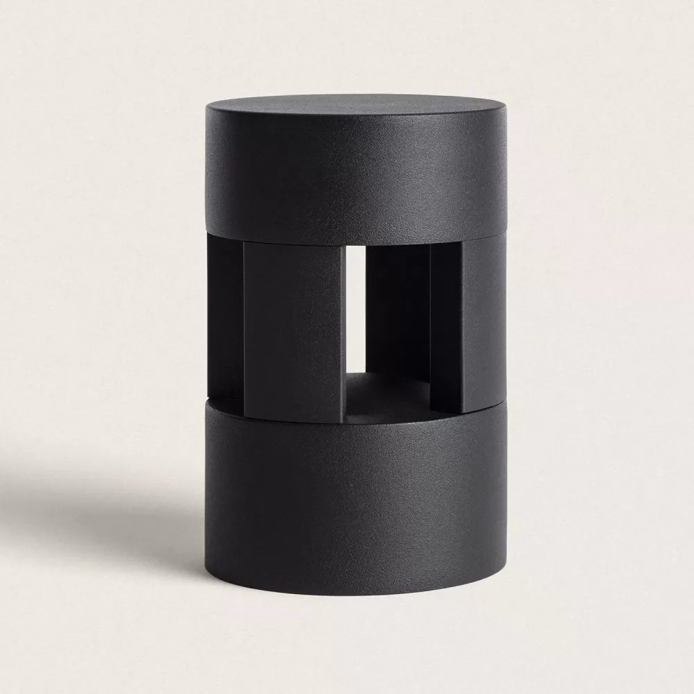 mini-borne-potelet-exterieur-14cm-noire-7w-led-ip65