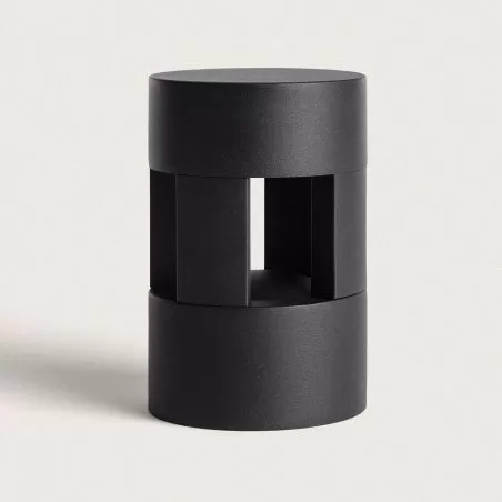 mini-borne-potelet-exterieur-14cm-noire-7w-led-ip65