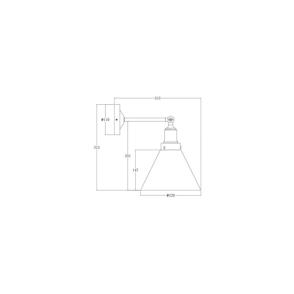 applique-murale-metal-laiton-et-cloche-verre