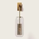applique-murale-metal-dore-et-verre-
