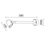 Pro.NAGORE IP65 LED 10W 612lm 3000K Ant. - Pas cher