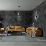 Plafonnier Intérieur Métal noir mat 230V. LED 3000K 5600lm.