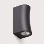 applique-murale-exterieur-noire-design-double-eclairage-led-12w-etanche-180mm