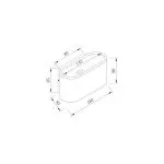 applique-murale-platre-blanc-culot-g9-220v