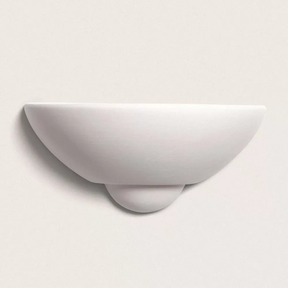 applique-murale-ceramique-blanche-culot-e14-220v