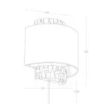 applique-murale-avec-interrupteur-metal-et-fibres