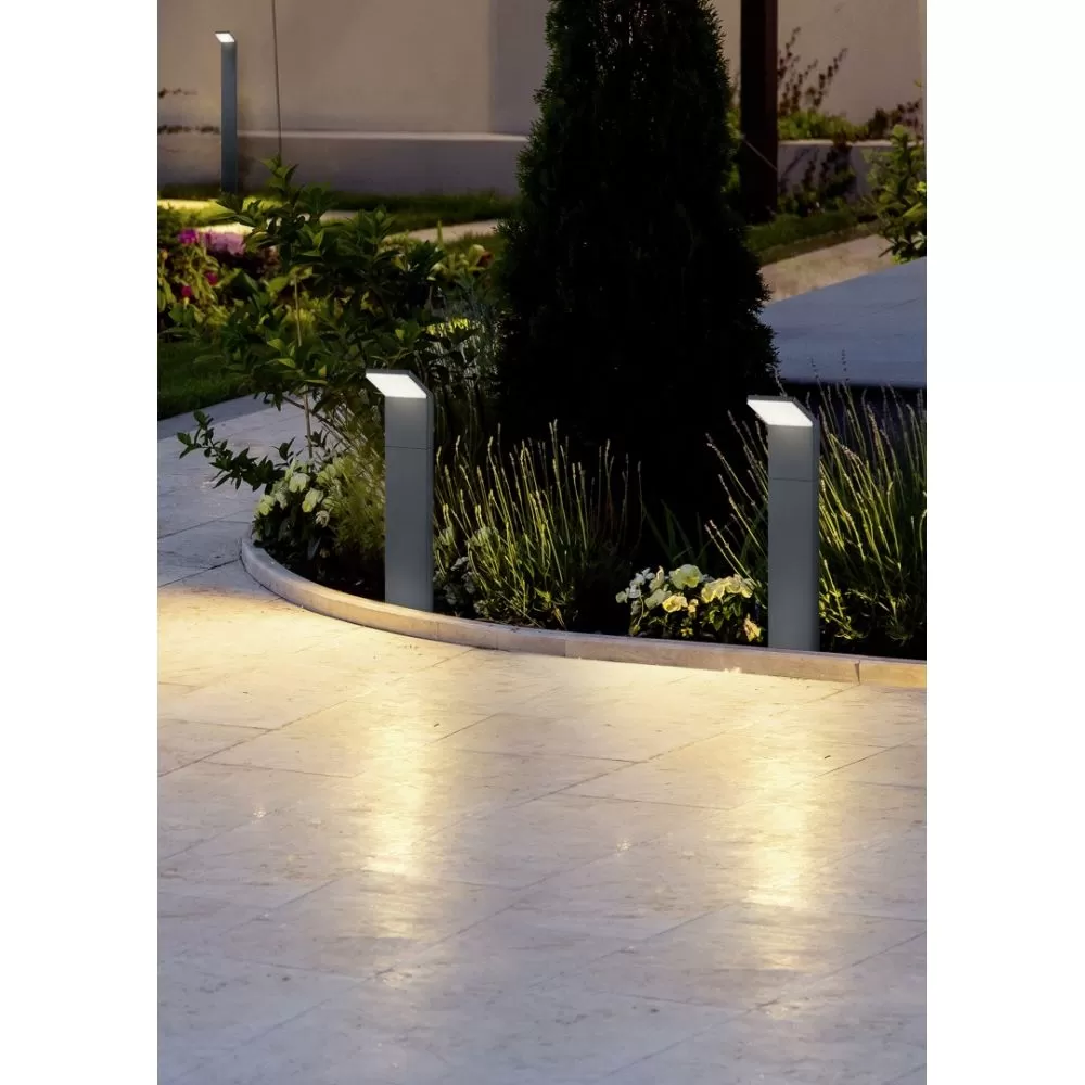TRIO Lampadaire extérieur antracite et blanc PEARL - Pas cher