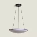 suspension-led-24w-cct-56cm-feutre-imitation-granit