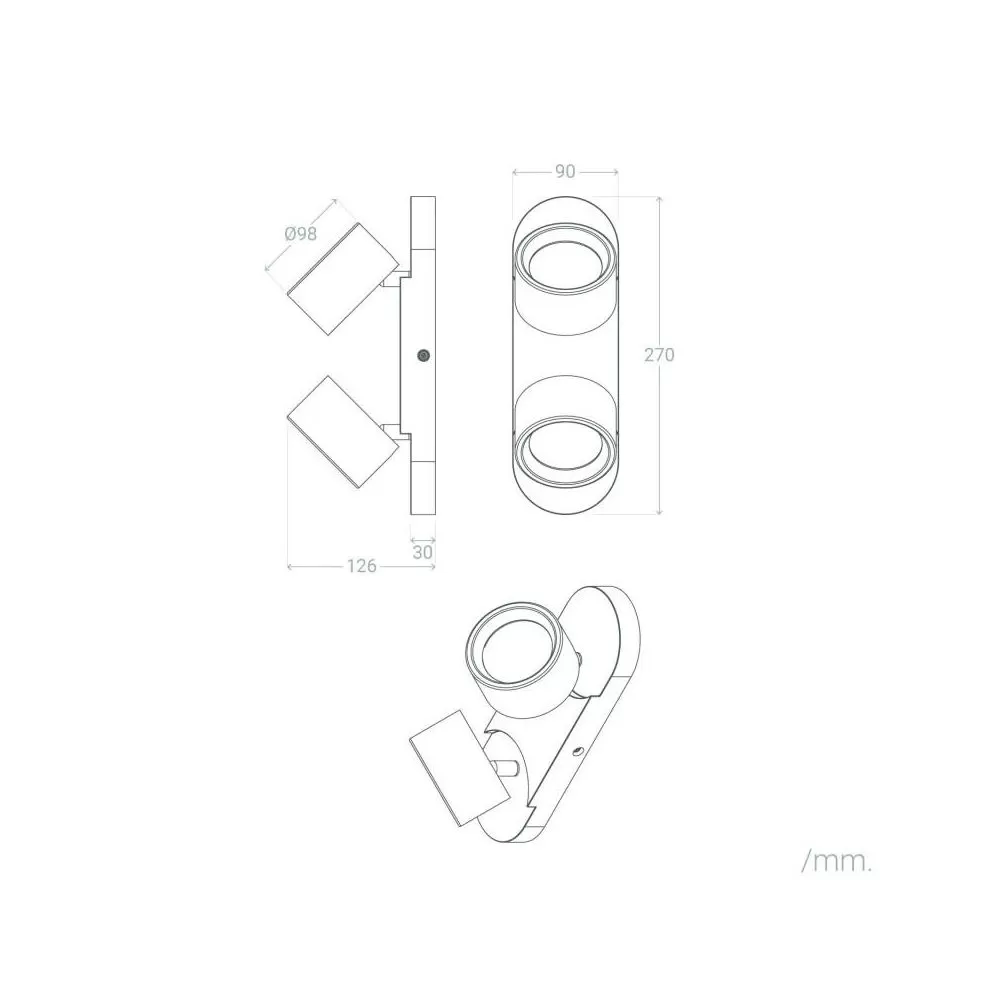 plafonnier-applique-double-pateres-led-cct-orientable-metal-noir-et-bois
