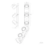plafonnier-applique-triple-pateres-led-cct-orientable-metal-noir-et-bois
