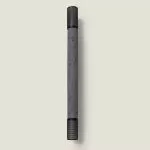 applique-tube-ciment-et-metal-noir-culot-g9