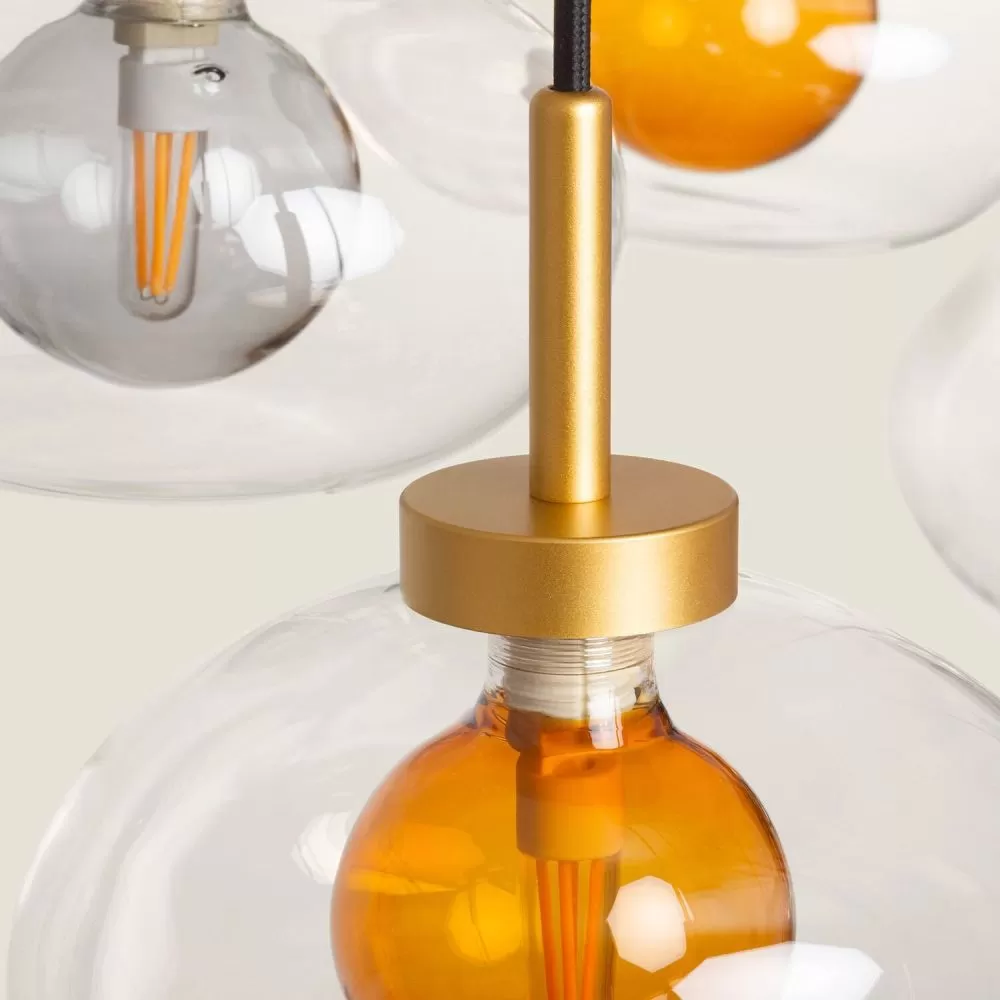 suspension-12-boules-verre-art-deco-et-metal-noir