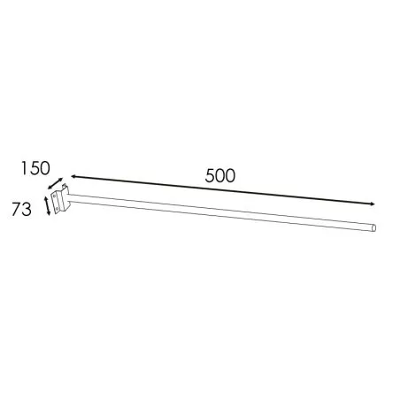 support-mural-gris-60mm-50cm-pour-tete-de-lampadaire-candelabre-led