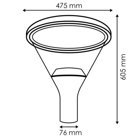 tete-lampadaire-mat-droit-led-philipe-60w-7000-lumens-gris