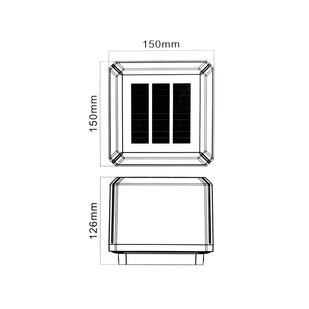balise-plot-solaire-cube-led-cct-a-fixer-ou-a-poser