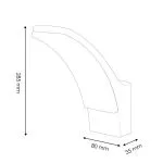 applique-murale-exterieur-12w-led-cct-960lm-arc-blanc-ou-noir