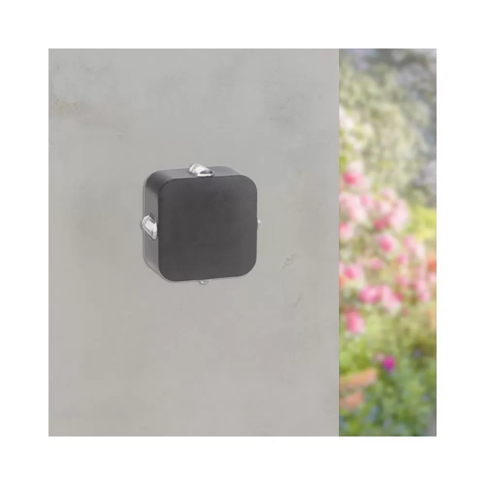 applique exterieur rectangle grille noir interieur-culot e27-ip54-220v-balisage