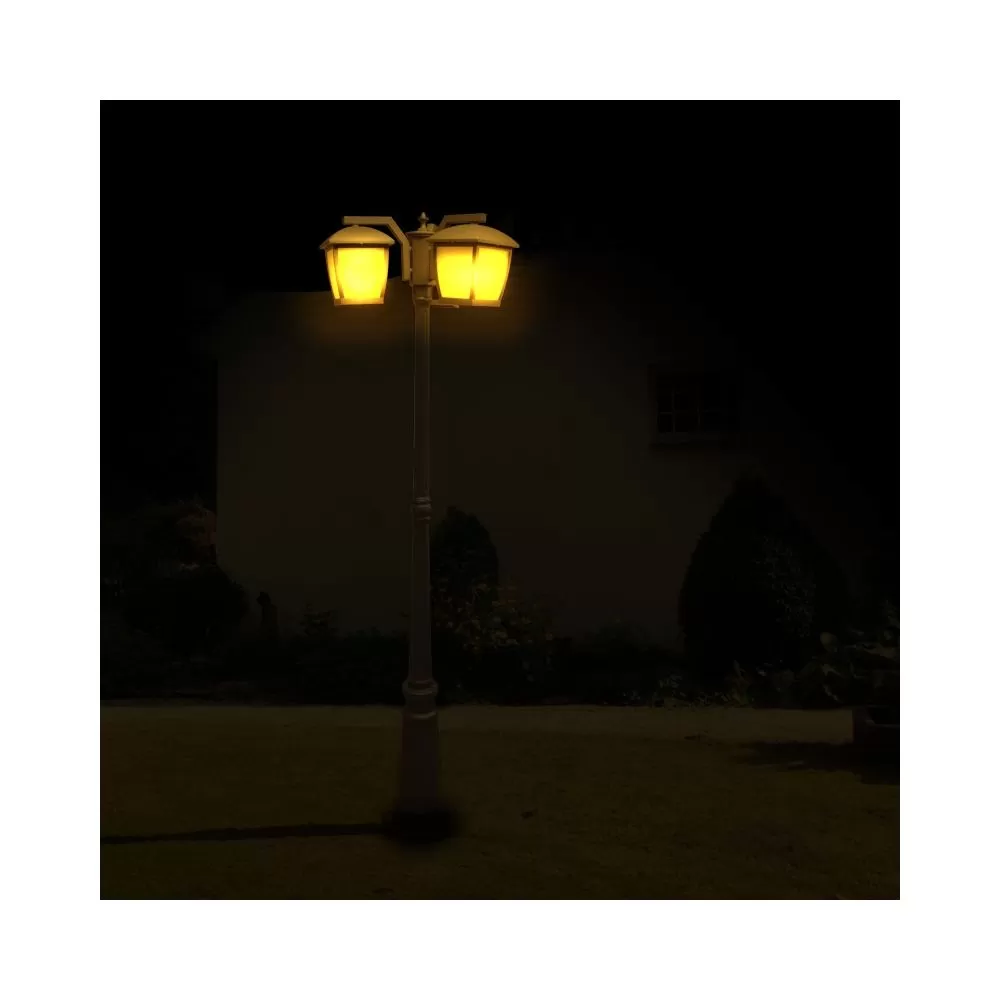 borne-potelet-exterieur-lanterne-100cm-noire-culot-e27
