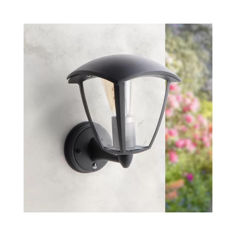 applique-murale-detecteur-de-mouvement-lanterne-noire-culot-e27
