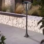 borne-potelet-exterieur-lanterne-90cm-noire-culot-e27