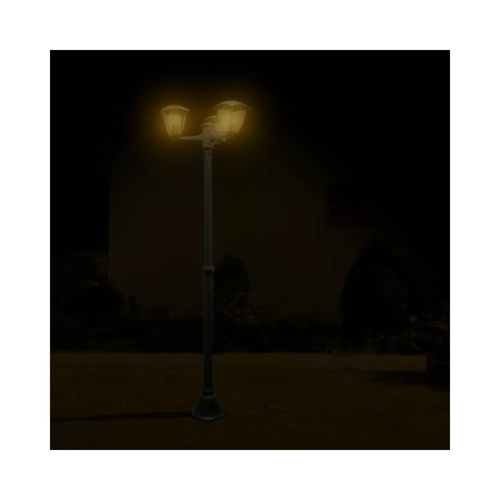 borne-potelet-exterieur-lanterne-100cm-noire-culot-e27