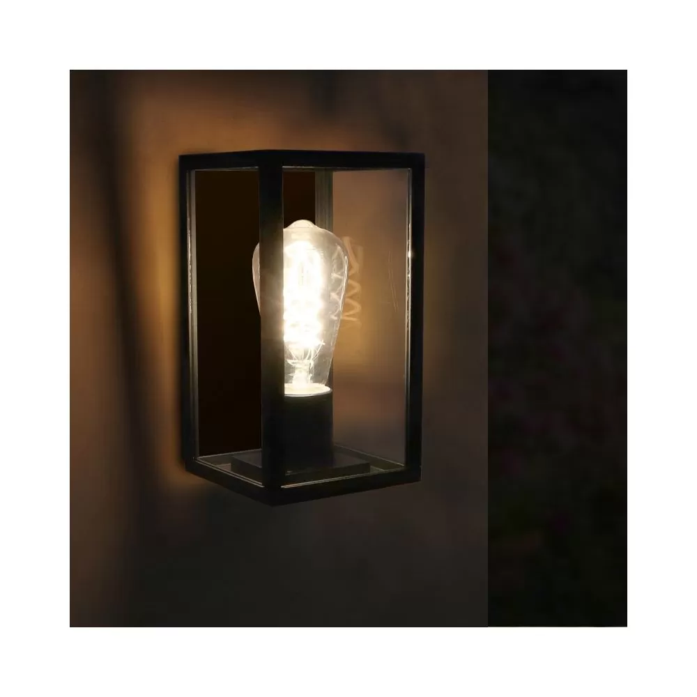 applique-murale-exterieur-lanterne-moderne-noire-culot-e27