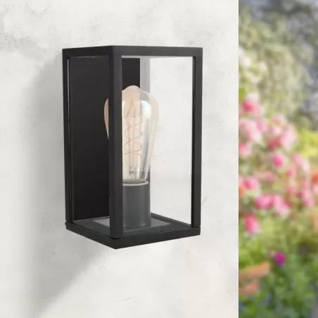 applique-murale-exterieur-lanterne-moderne-noire-culot-e27