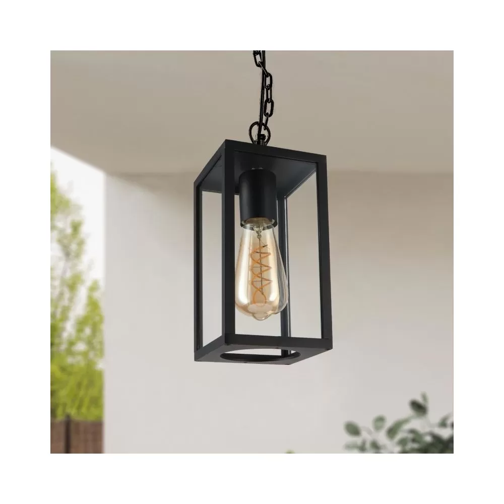 suspension-exterieur-lanterne-ip44-22cm-noire-culot-e27