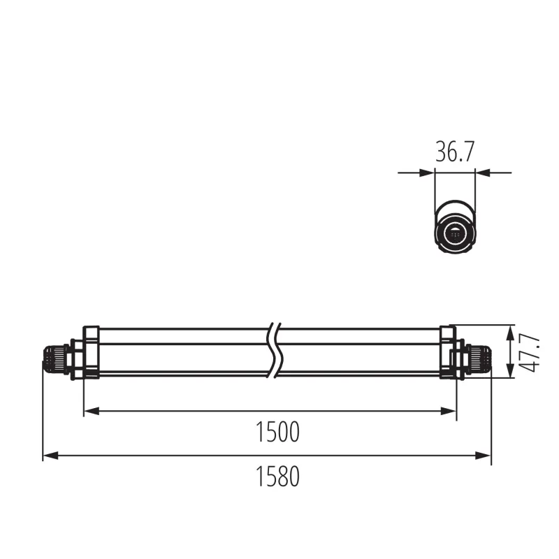 luminaire-etanche-led-150cm-50w-4000k-6000lm