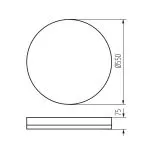 plafonnier-rond-40cm-led-20w-cct-variable-connecte-wifi-noir-ou-blanc