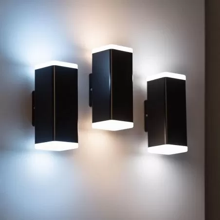 applique-murale-noire-etanche-ip54-12w-500lm-3000k-4000k-6000k