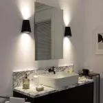 applique-exterieure-aluminium-noir-ip54-double-eclairage-gu10