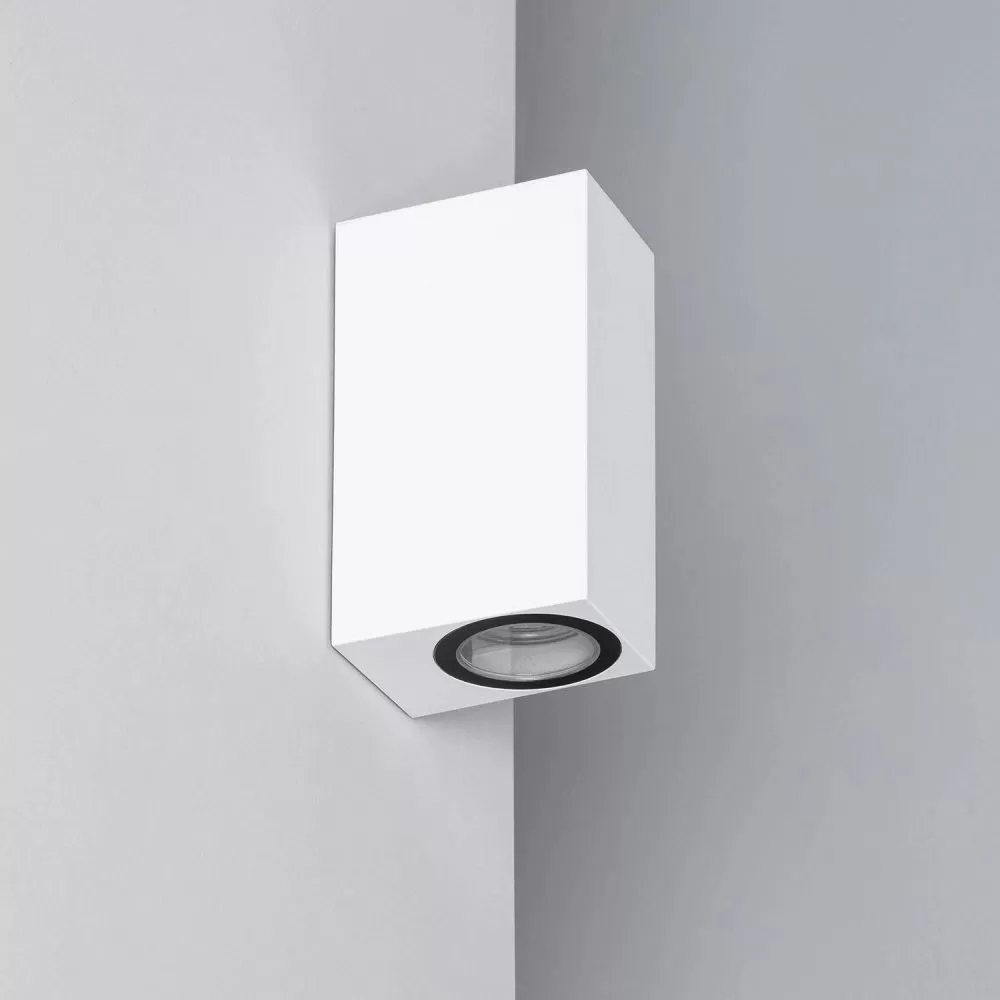 applique-murale-noire-double-spot-gu10-etanche-ip54